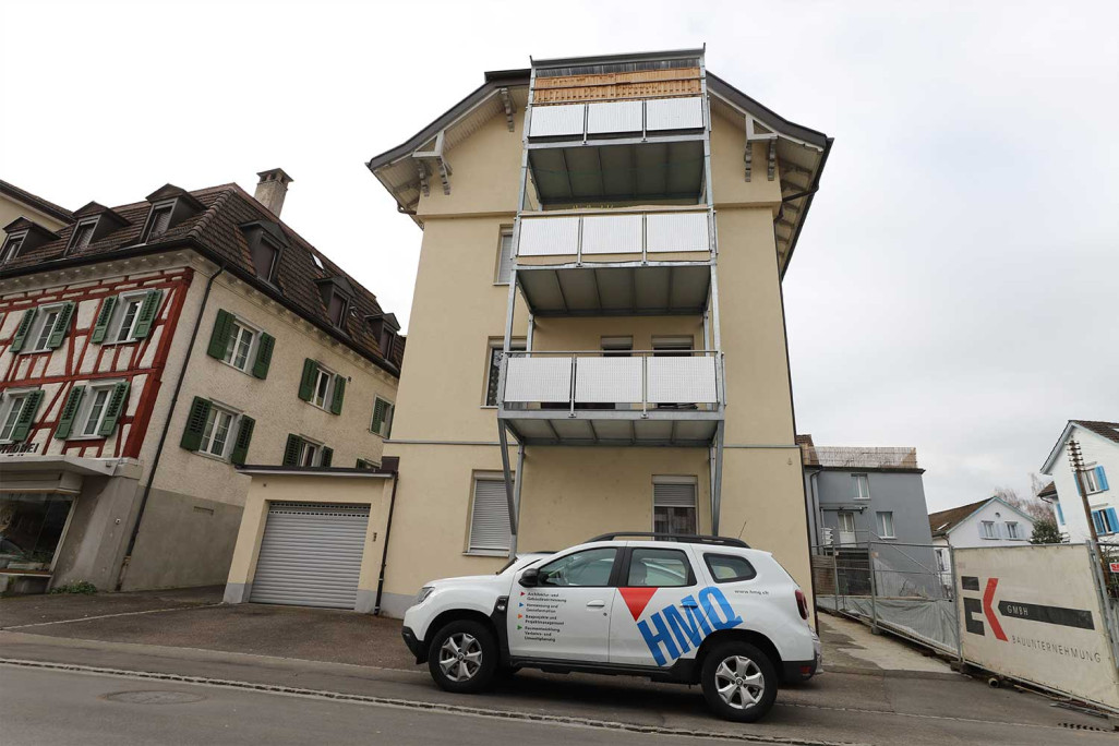 Rorschach SG, Hubstrasse 4, Vorsorgliche Beweisaufnahme, HMQ AG