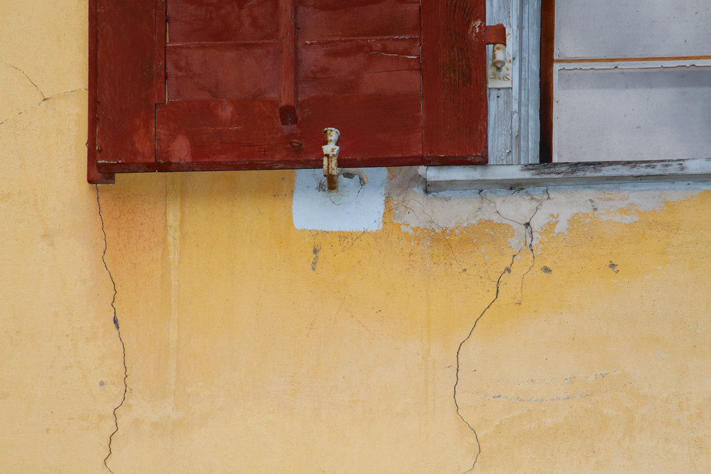 Aufnahme Risse an der Fassade