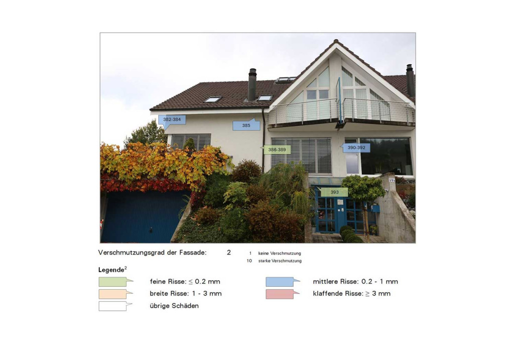 Rissprotokoll Neubau Einfamilienhaus