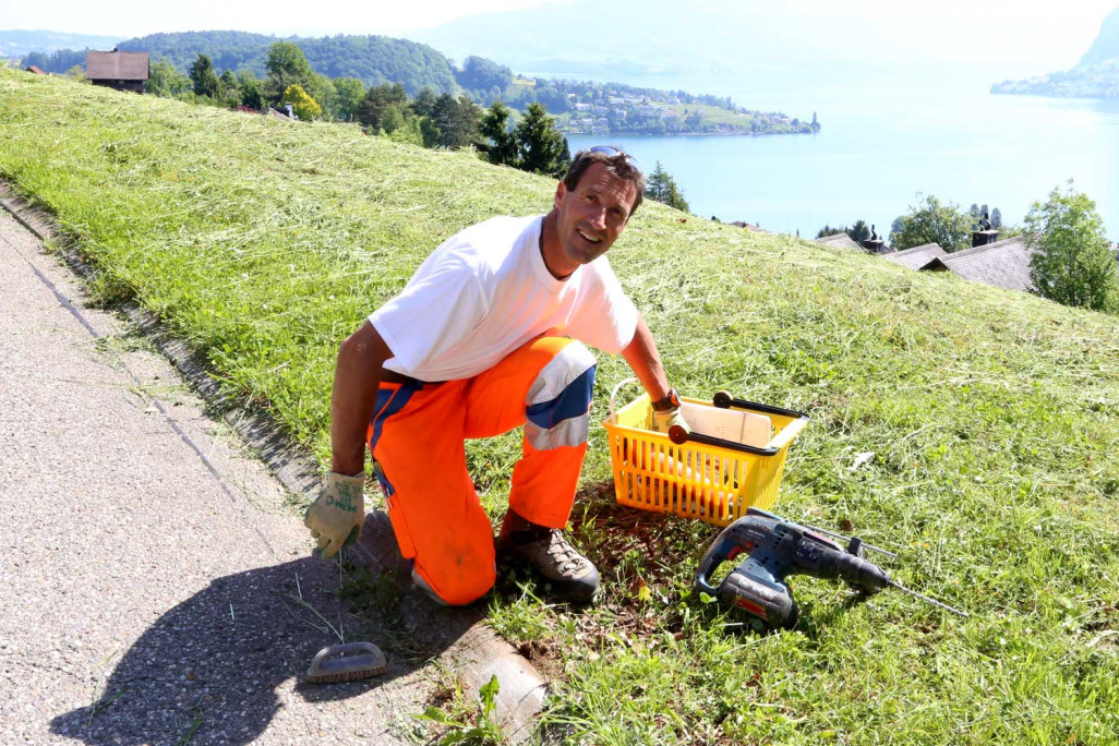 Deformationsmessung Sonnenbergstrasse HMQ AG, Hergiswil