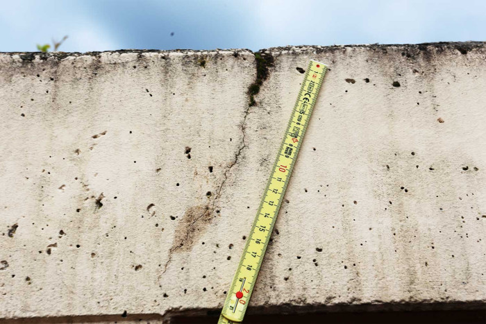 Rissprotokolle vor Neubau Terrassenhaus